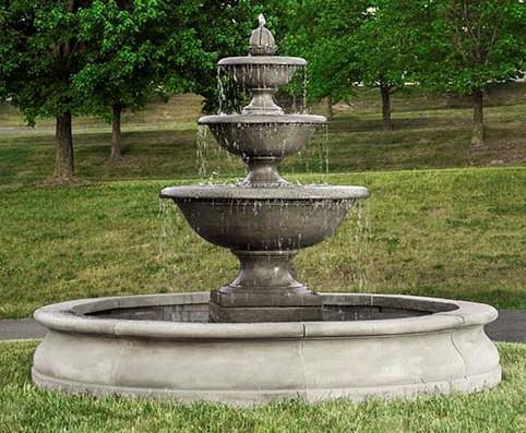 Photo of Campania Monteros Fountain in Basin - Exclusively Campania