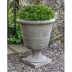 Photo of Campania Ribbed Terrace Urn - Exclusively Campania