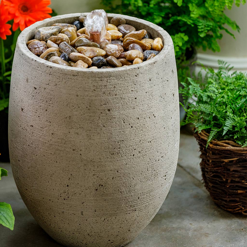 Photo of Campania Bebel Pebble Fountain - Exclusively Campania